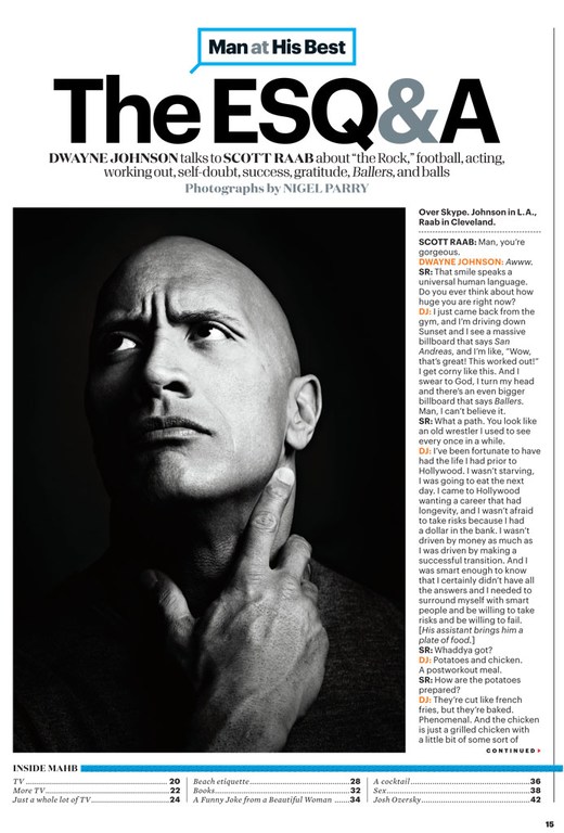 Atelier Management - News - Eric Nicholson for Esquire Magazine with ...