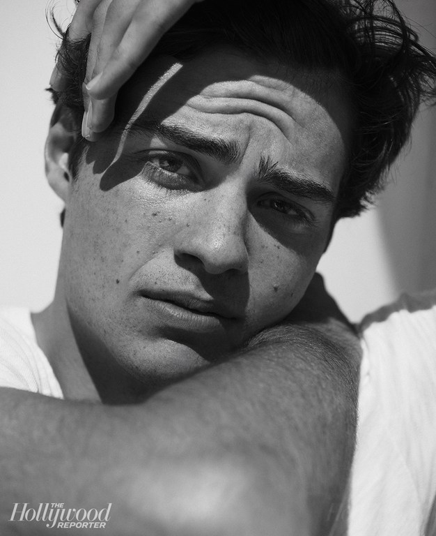 Noah Centineo for The Hollywood Reporter, photography by Austin Hargrave; grooming by Sunnie Brook