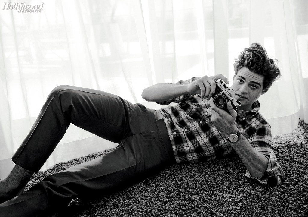 Noah Centineo for The Hollywood Reporter, photography by Austin Hargrave; grooming by Sunnie Brook